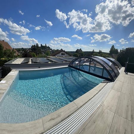 Ferienwohnung Schlossblick - 4 Sterne Sauna Pool Whirlpool Exklusiv Braunfels Εξωτερικό φωτογραφία
