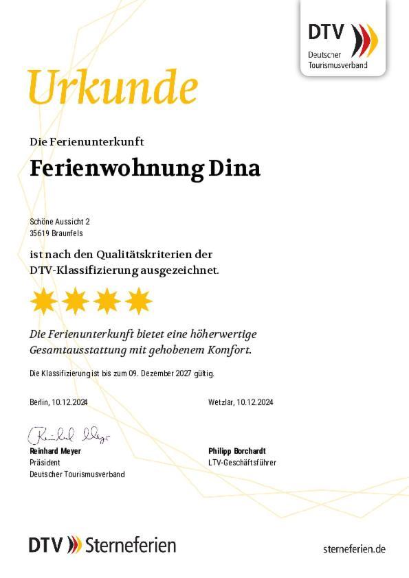 Ferienwohnung Schlossblick - 4 Sterne Sauna Pool Whirlpool Exklusiv Braunfels Εξωτερικό φωτογραφία
